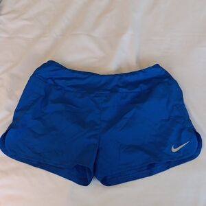 NIKE WOMENS BLUE SHORTS